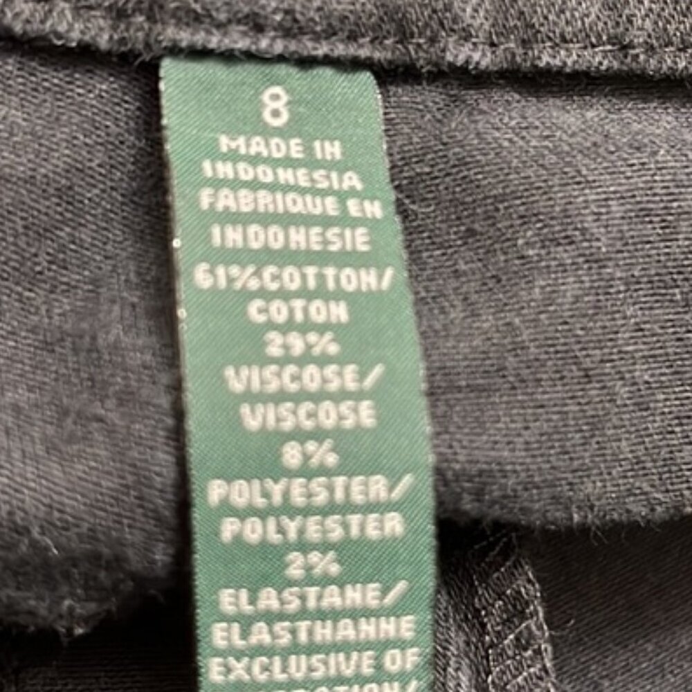 Lauren Ralph Lauren Women's Modern Jegging Black Stretch Denim Size 8 - Picture 10 of 10